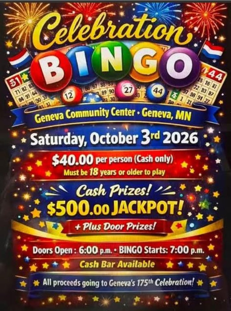 celebration bingo